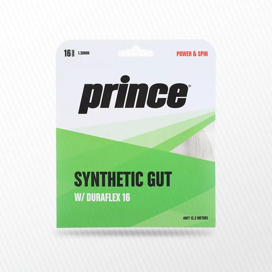 Prince Syn Gut Duralfex Tennis String Set